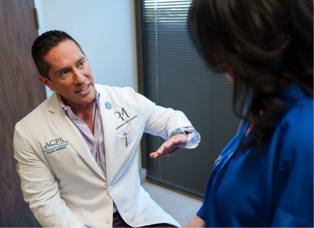 ACPS provider talking to patient